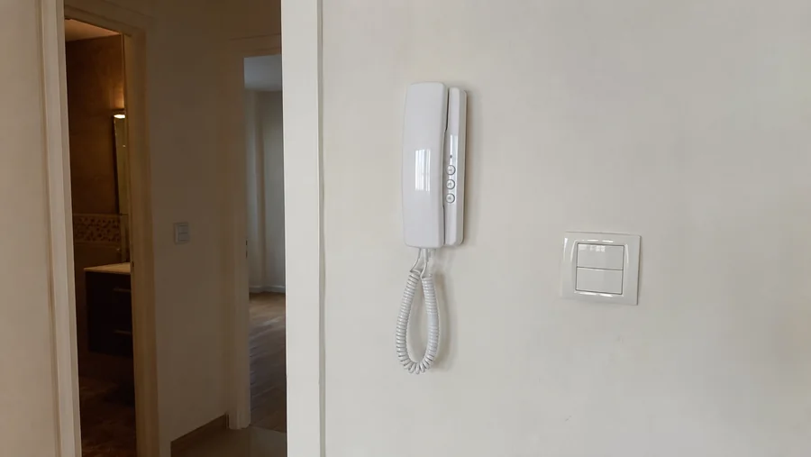 Terminal interno de portero instalado