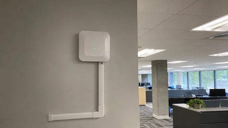 Punto Wi‑Fi instalado en oficina