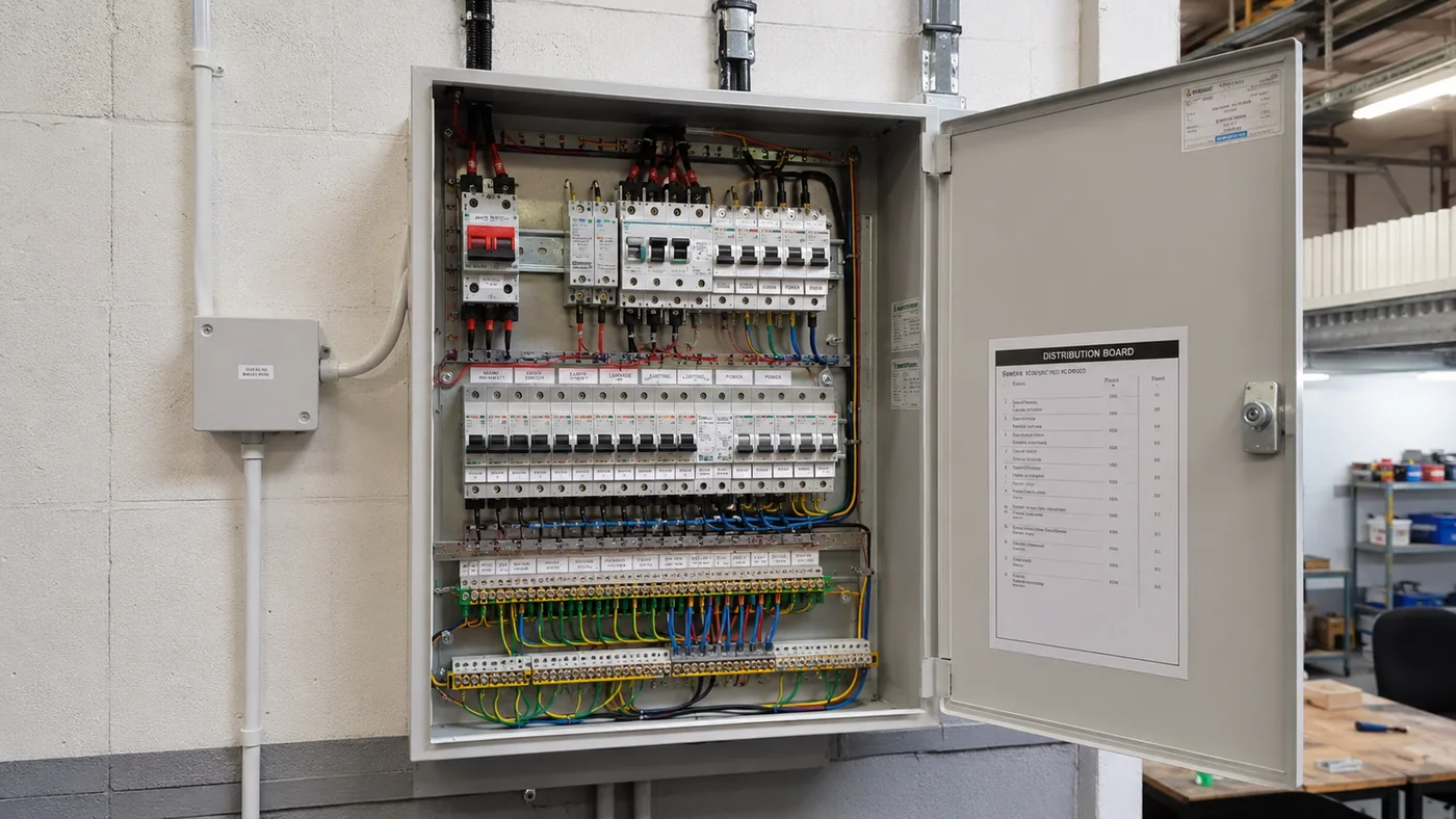 Tablero eléctrico e infraestructura técnica